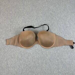 Victoria's Secret Womens Strapless Multiway Underwire Bra Beige Sz 32DDD